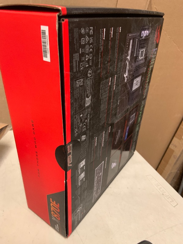 Photo 1 of ROG Crosshair X870E Hero BTF AMD AM4 Board with Hidden-Connector Design & high-Power GPU Slot for Clean Cable Management, 18+2+2 Power, DDR5, WiFi 7, 5X M.2, PCIe 5.0, USB4, Advanced AI PC Ready