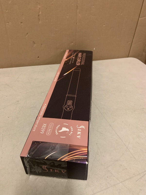 Photo 1 of 1 1/4 Inch Curling Wand Ceramic Long Barrel,1.25 Inch Curling Wand Iron for Long Hair,Dual Voltage Hair Curling Wand