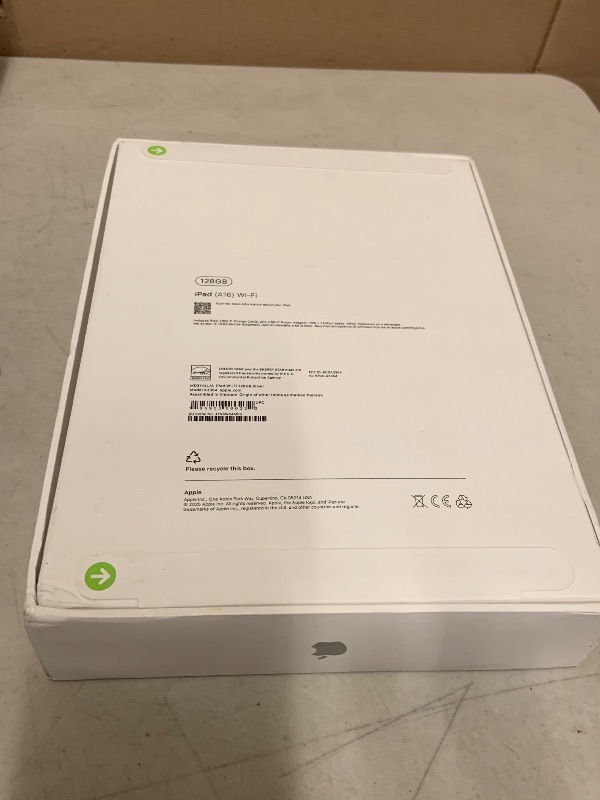 Photo 1 of Apple iPad 11-inch: A16 chip, 11-inch Model, Liquid Retina Display, 128GB, Wi-Fi 6, 12MP Front/12MP Back Camera, Touch ID, All-Day Battery Life — Silver