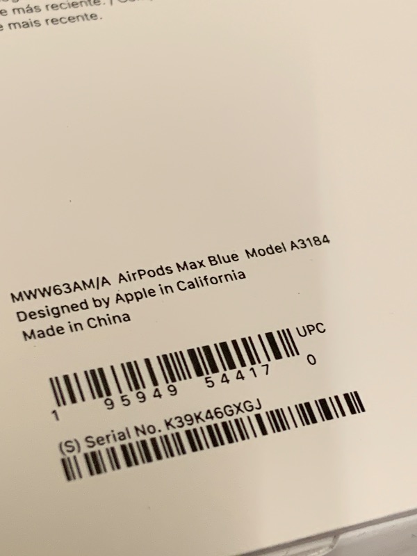 Photo 1 of Apple AirPods Max Wireless Over-Ear Headphones, Pro-Level Active Noise Cancellation, Transparency Mode, Personalized Spatial Audio, USB-C Charging, Bluetooth Headphones for iPhone - Blue