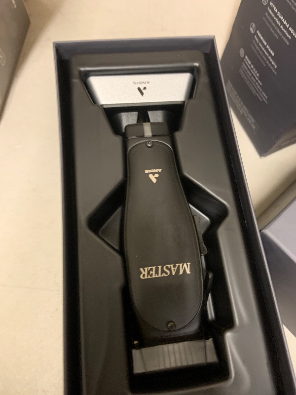 Photo 1 of Andis Black Label MLC Professional Master Cordless Lithium-Ion Hair Clipper, Adjustable Carbon Steel Blade for Close Cutting, Black