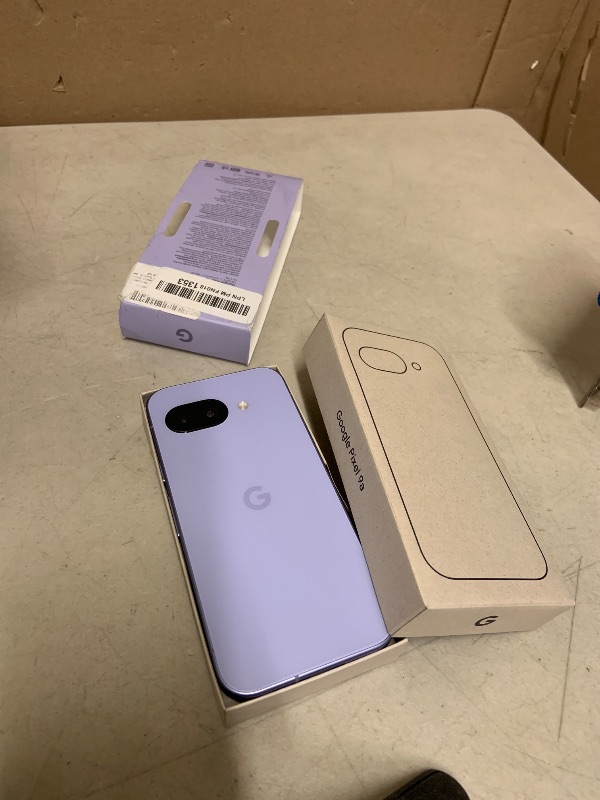 Photo 1 of Google Pixel 9a with Gemini - Unlocked Android Smartphone with Incredible Camera and AI Photo Editing, All-Day Battery, and Powerful Security - Iris - 128 GB