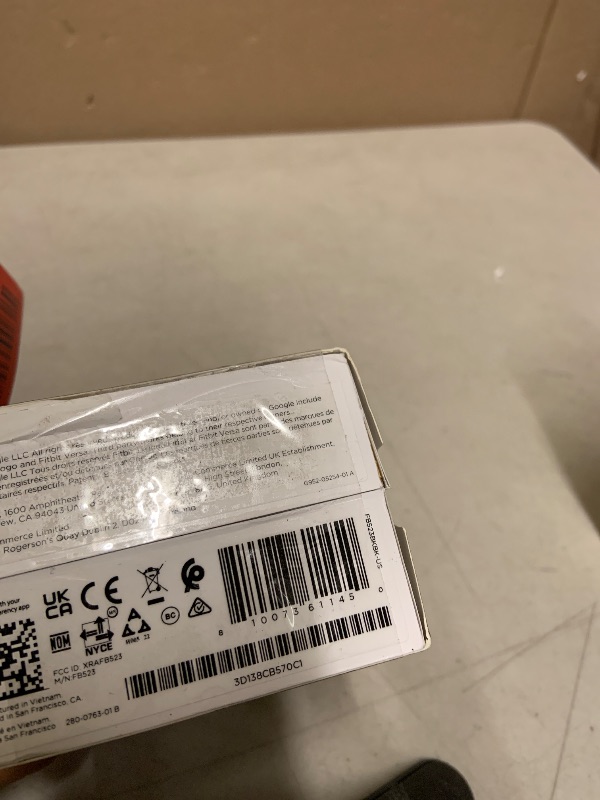 Photo 1 of Fitbit Versa 4 Fitness Smartwatch with Daily Readiness, GPS, 24/7 Heart Rate, 40+ Exercise Modes, Sleep Tracking and more, Black/Graphite, One Size (S & L Bands Included)810073611450
