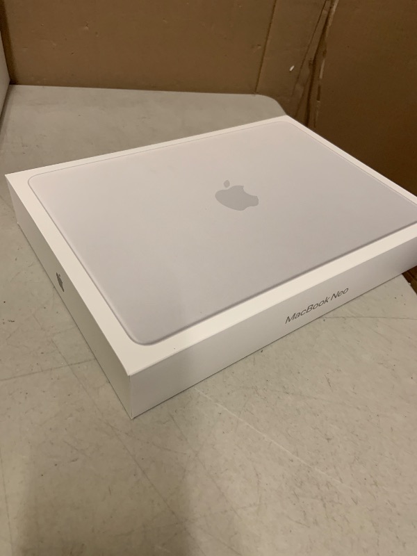 Photo 1 of Apple 2026 MacBook Neo 13-inch Laptop with A18 Pro chip: Built for AI and Apple Intelligence, Liquid Retina Display, 8GB Unified Memory, 256GB SSD Storage, 1080p FaceTime HD Camera; Silver
