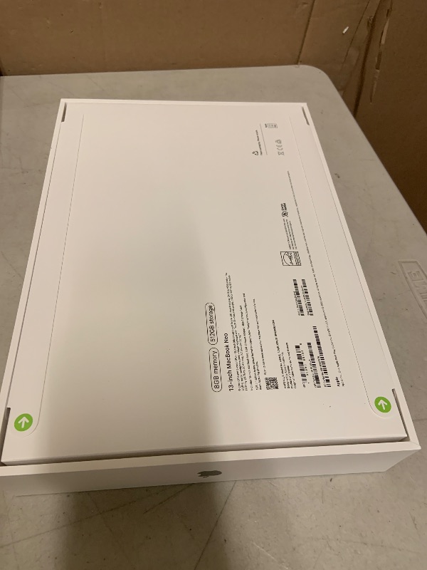 Photo 1 of Apple 2026 MacBook Neo 13-inch Laptop with A18 Pro chip: Built for AI and Apple Intelligence, Liquid Retina Display, 8GB Unified Memory, 512GB SSD Storage, 1080p FaceTime HD Camera, Touch ID; Silver