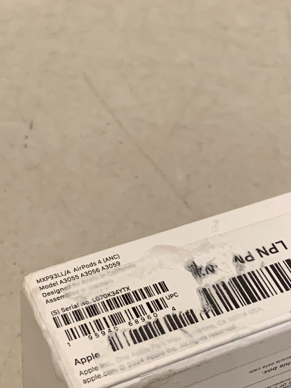Photo 1 of LOCKED………Apple AirPods 4 Wireless Earbuds, Bluetooth Headphones, with Active Noise Cancellation, Adaptive, Transparency Mode, Personalized Spatial Audio, USB-C Charging Case, Wireless Charging, H2 Chip