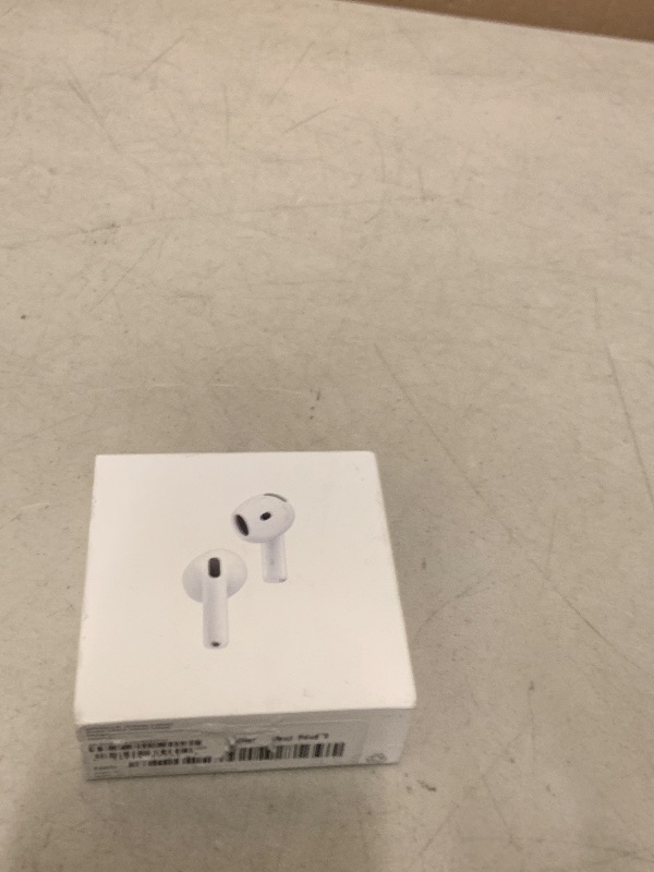 Photo 1 of LOCKED………Apple AirPods 4 Wireless Earbuds, Bluetooth Headphones, with Active Noise Cancellation, Adaptive, Transparency Mode, Personalized Spatial Audio, USB-C Charging Case, Wireless Charging, H2 Chip