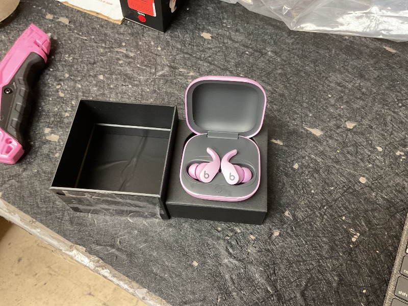 Photo 5 of Beats Fit Pro (1st Gen) - True Wireless Noise Cancelling Earbuds - Active Noise Cancelling - Sweat Resistant Earphones, Compatible with Apple & Android, Class 1 Bluetooth® - Stone Purple