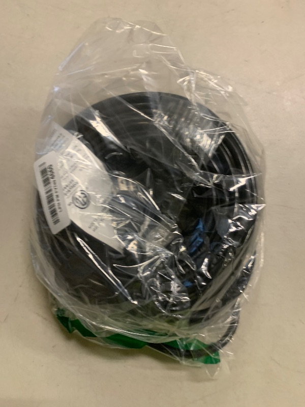 Photo 1 of 16/3 100 Ft Outdoor Extension Cord Waterproof, Weatherproof & Flame Retardant Black 3 Prong Power Cord Outside for Lawn & Garden, 16AWG 10A 1250W 125V SJTW ETL Listed
