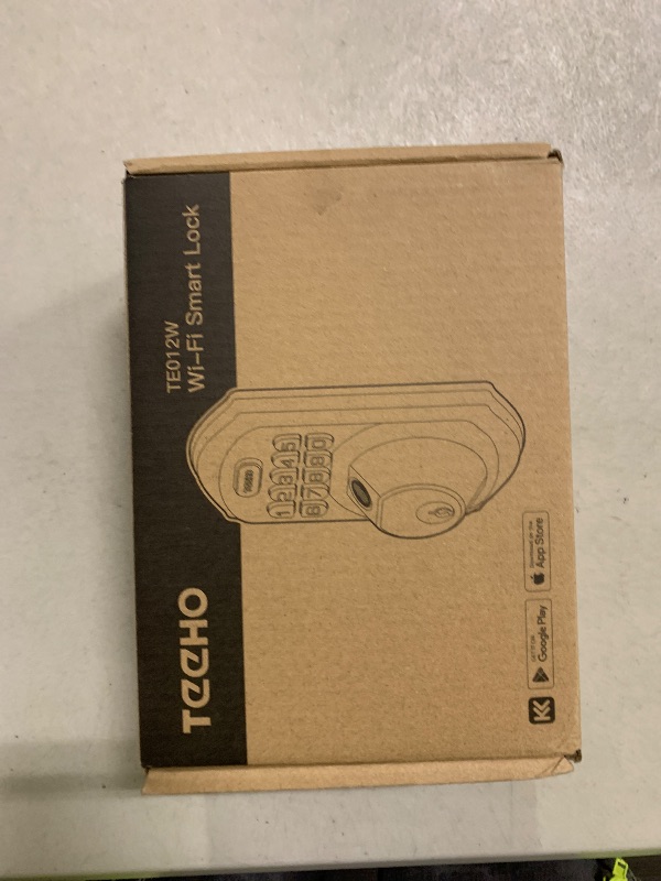 Photo 1 of TEEHO TE012W WiFi Smart Lock, Fingerprint Door Lock with Built-in Wi-Fi, Keyless Entry Keypad Smart Deadbolt, App Remote Control, Alexa Compatible, IP55 Waterproof for Front Door – Satin Nickel