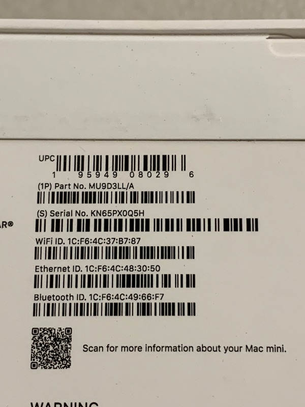 Photo 1 of Apple 2024 Mac mini Desktop Computer with M4 chip with 10?core CPU and 10?core GPU: Built for Apple Intelligence, 16GB Unified Memory, 256GB SSD Storage, Gigabit Ethernet. Works with iPhone/iPad