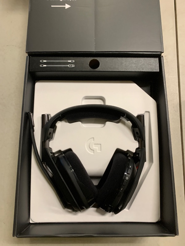 Photo 1 of Logitech G Astro A50 Multi-Platform Wireless Gaming Headset + Base Station for PS5/Xbox/PC: PLAYSYNC Audio Switcher, <16bit/48kHz (Console), <24bit/48kHz (PC), 24hr Battery, 2.4GHz & BT - Black
