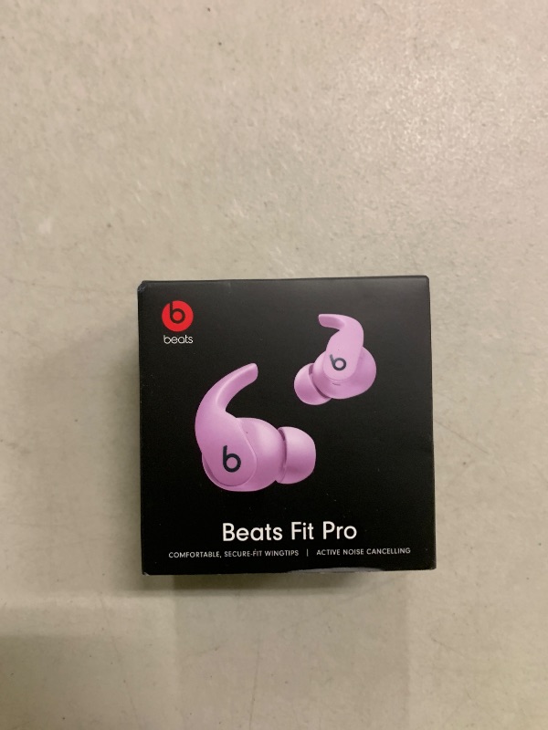 Photo 1 of Beats Fit Pro (1st Gen) - True Wireless Noise Cancelling Earbuds - Active Noise Cancelling - Sweat Resistant Earphones, Compatible with Apple & Android, Class 1 Bluetooth® - Stone Purple