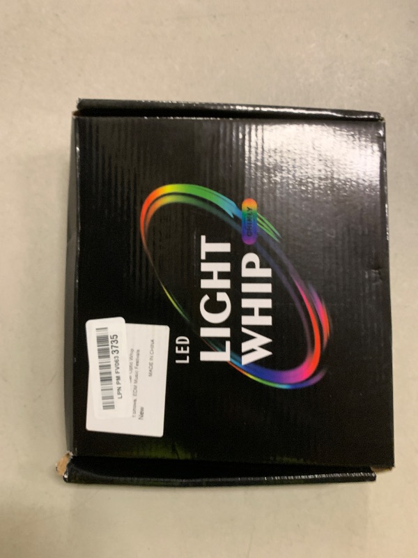 Photo 1 of CHINLY LED Whip Lights, Fiber Optic Whip for Dancing, with 40 Color Effect Mode, APP Control and 360°Swivel, Rechargeable Rave Light for Parties, Light Shows, Unique Gifts for Girlfriend,Girl,Wife