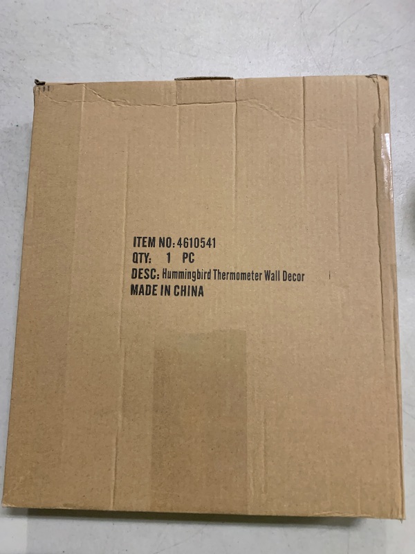 Photo 1 of MUMTOP Indoor Outdoor Thermometer Hummingbird Waterproof Wall Mounted Thermometer for Patio, Yard, Garden