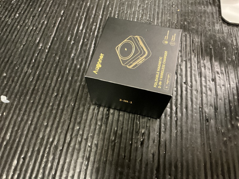 Photo 1 of ?2026 Upgraded?Wireless Charger 3 in 1, Foldable Wireless Charging Station with Night Light for Apple MagSafe Charger, Travel Magnetic Charger Stand, Nightstand Fast 15W Charging Station (20W Adapter)