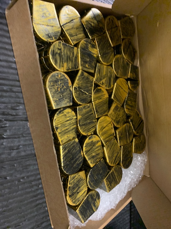 Photo 1 of 32 Pieces Mini Pirate Treasure Chests 2.3 Inch Plastic Treasure Chests with a Gold Finish Vintage Pirate Jewelry Box for Halloween Birthday Christmas Party Favors Trinkets Supplies for Boys Girls