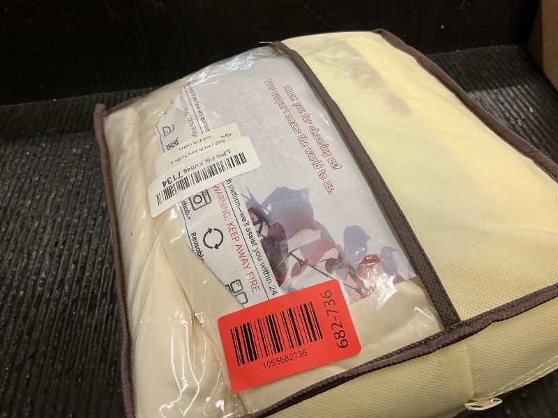 Photo 1 of 20x10ft Wrinkle Free Ivory Backdrop Curtain for Parties Soft Fabric Drapes Wedding Ivory Curtain Backdrop for Birthday Party Decorations Background for Photography 5x10ft,4 Panels