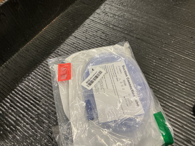 Photo 1 of 2 Pcs Extended Suction Connection Tube, 6.5 Feet - Flexible & Durable, Compatible with Various Devices