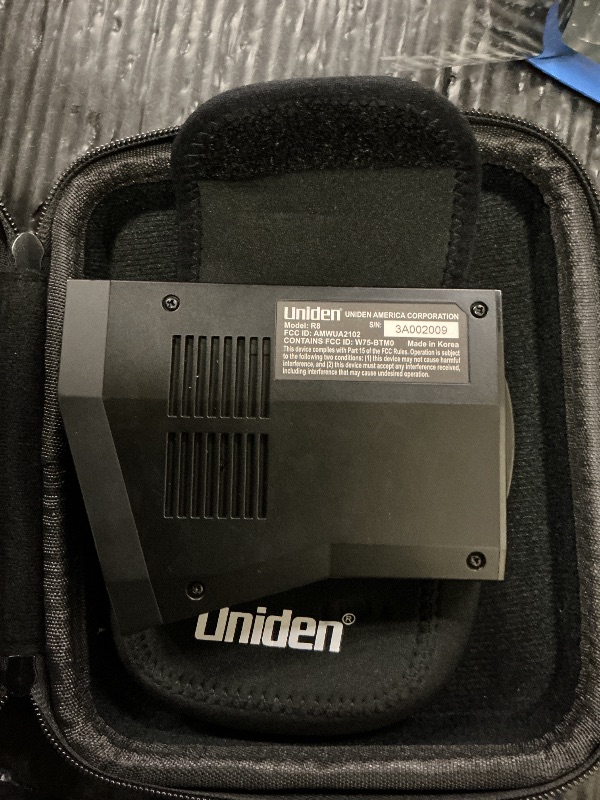 Photo 1 of Uniden R8W (new Model) Extreme Long Range Laser/Radar Detector, 360° Awareness, Directional Arrows, Wi-Fi, Bluetooth, GPS, Real-Time Voice Alerts, Red Light & Speed Camera Alerts, R/TACH App