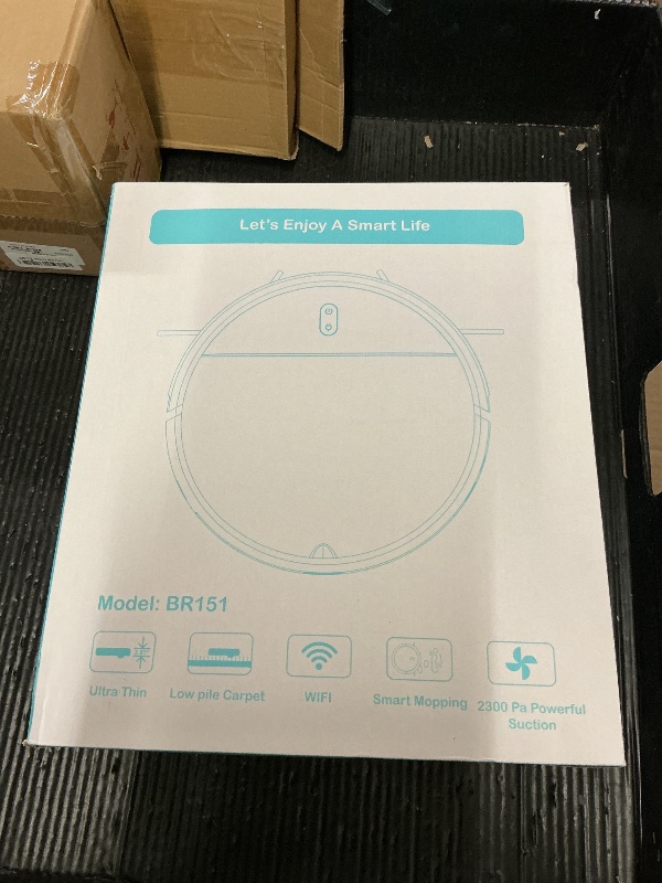 Photo 1 of Robot Vacuum and Mop Combo, 2 in 1 Robotic Vacuum Cleaner with Schedule, App/Alexa/Voice Control, Slim 2.87", Self-Charging, Strong Suction & Long Runtime, Ideal for Hard Floor, Pet Hair, Carpet