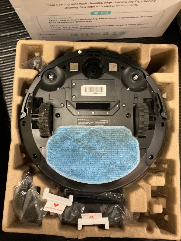 Photo 1 of Robot Vacuum and Mop Combo, 2 in 1 Robotic Vacuum Cleaner with Schedule, App/Alexa/Voice Control, Slim 2.87", Self-Charging, Strong Suction & Long Runtime, Ideal for Hard Floor, Pet Hair, Carpet