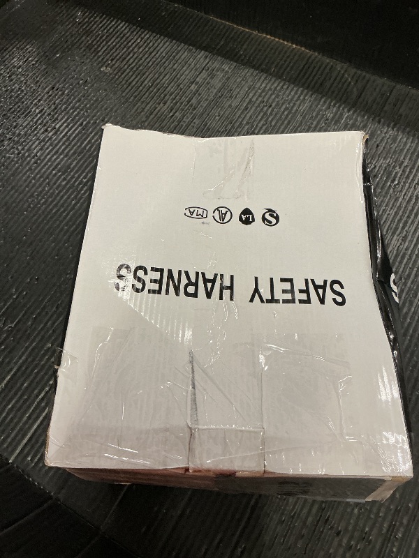 Photo 1 of Safety Harness Fall Protection Kit with Shock Absorbing Lanyard & Suspension Trauma Safety Straps Upgrade Quick Buckles, Roofing Harness Construction Harness Para Construccion ANSI Compliant Orange