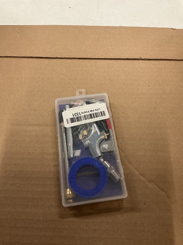 Photo 1 of 13 Pcs 2-Way Connection Air Nozzle Blow Gun Set, Air Nozzle Kit with 1/4 in Standard Quick Fitting and 8 Air Nozzles, Air Compressor Accessories for Air Inflation and Dedusting