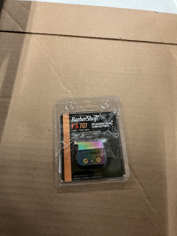 Photo 1 of Replacement Blades Compatible with BaByliss PRO Barberology Trimmer Blade,Zero-Gapped Replacement Trimmer Blade Compatible with BaBylissPRO FX787 & FX726 Trimme (7 Colorful-001)