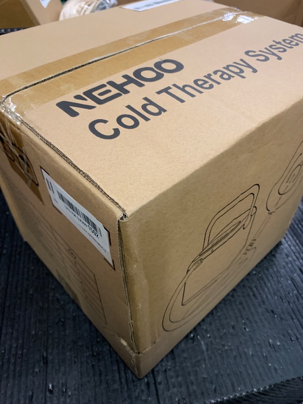 Photo 1 of NEHOO Cold Therapy System, Pain Relief for Post-Surgery Recovery, Programmable Ice Therapy Machine, Continuous Cryotherapy, Universal Pad for Knee, Ankle, Cervical, Back and Leg, Including 4 Straps