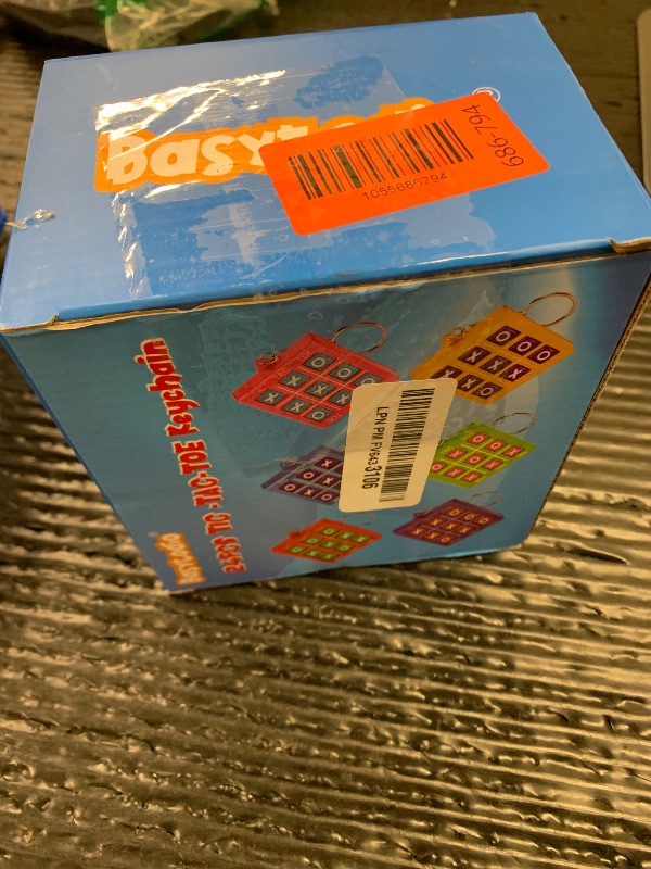 Photo 1 of 24PCS Tic Tac Toe Game Birthday Party Favors Goodie Bags Easter Basket Stuffers for Kids 4-8 8-12 Classroom Treasure Chest Carnival Prize Box Toys Bulk Keychain Pinata Filler Return Gifts for Girl Boy