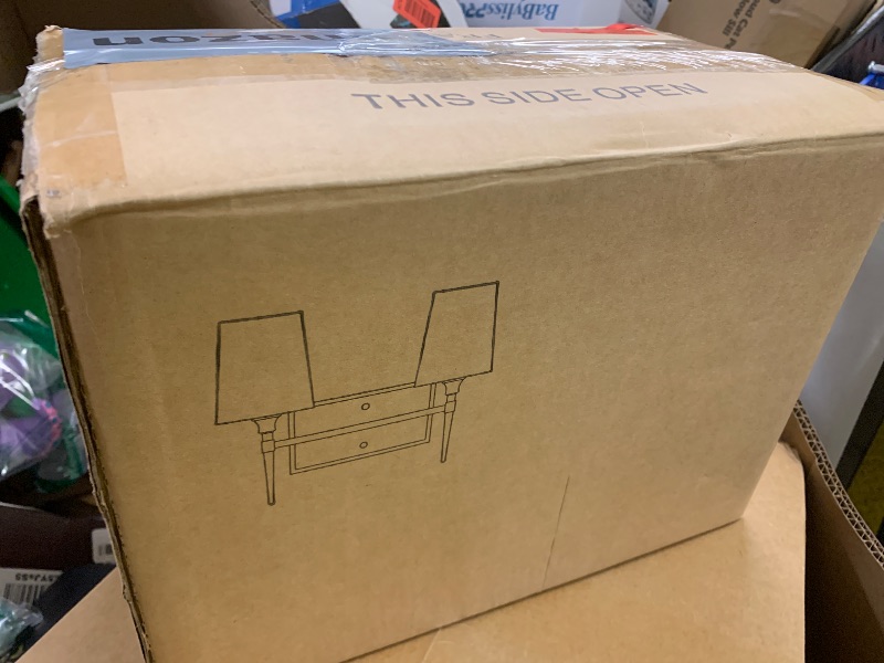 Photo 1 of GEPOW Gold Bathroom Light Fixtures, Modern Bathroom Lighting Over Mirror with White Fabric Shade, 2-Light Vanity Lights for Bathroom, Powder Room