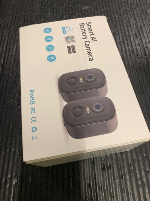 Photo 1 of 2K Security Cameras Wireless Outdoor, 2 Pack Battery Powered WiFi Cameras for Home Security with AI Motion Detection, Spotlight Color Night Vision, 2-Way Talk, Siren Alarm, IP65, Cloud/SD Storage