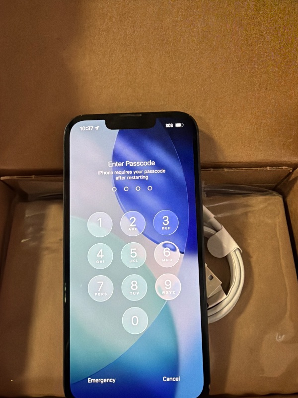 Photo 1 of *******LOCKED*******Apple iPhone 14, 256GB, Midnight - (Renewed)