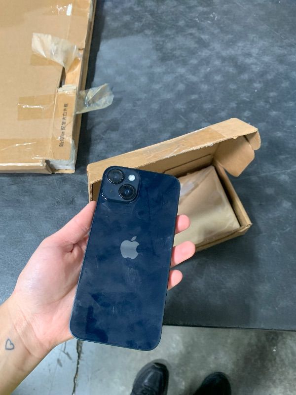 Photo 1 of *******LOCKED*******Apple iPhone 14, 256GB, Midnight - (Renewed)
