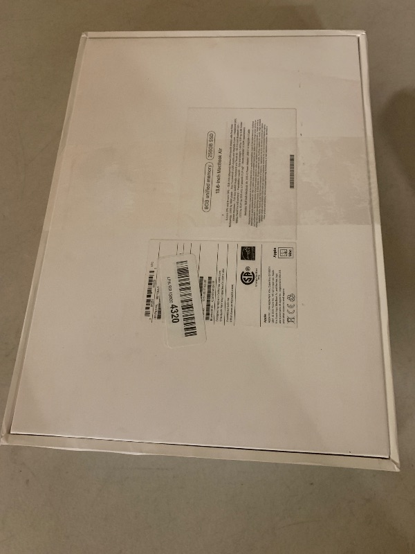 Photo 1 of Apple 2022 MacBook Air Laptop with M2 chip: Built for Apple Intelligence, 13.6-inch Liquid Retina Display, 8GB RAM, 256GB SSD Storage, Backlit Keyboard, 1080p FaceTime HD Camera; Starlight