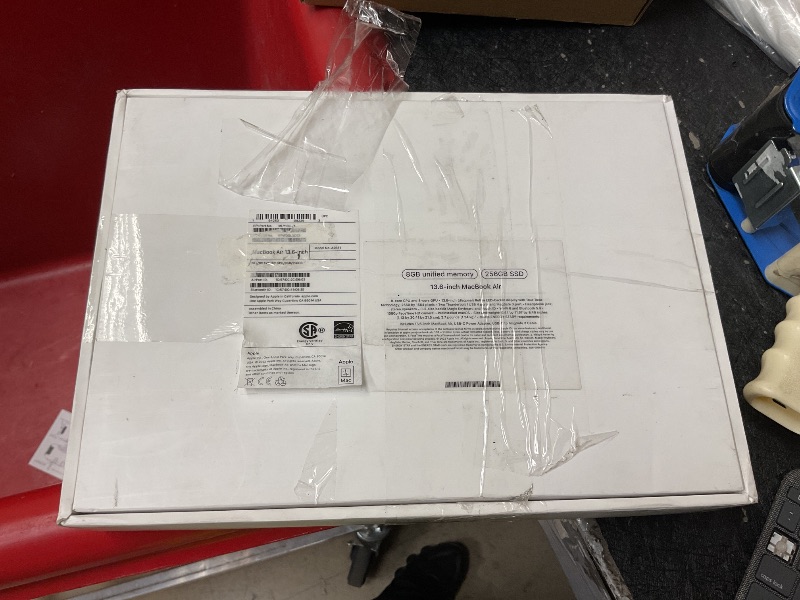 Photo 1 of Apple 2022 MacBook Air Laptop with M2 chip: Built for Apple Intelligence, 13.6-inch Liquid Retina Display, 8GB RAM, 256GB SSD Storage, Backlit Keyboard, 1080p FaceTime HD Camera; Starlight