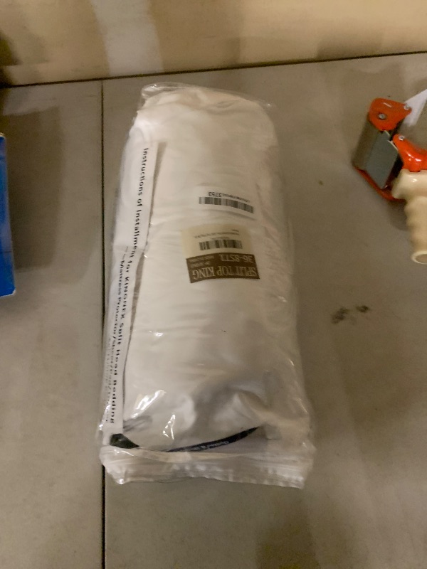 Photo 1 of Kingnex Waterproof Quilted Split Top King Mattress Protector Pad for Adjustable Bed with Upper Flex 28-30 from Head Soft Padded Topper Noiseless Fitted Cover