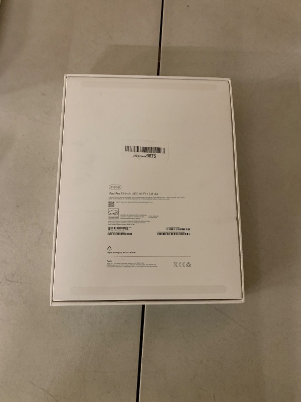 Photo 1 of Apple iPad Pro 13-inch (M5): Ultra Retina XDR Display, 512GB, 12MP Front/Back Camera, LiDAR Scanner, Wi-Fi 7 with Apple N1 + 5G Cellular with C1X chip, Face ID, All-Day Battery Life — Silver
