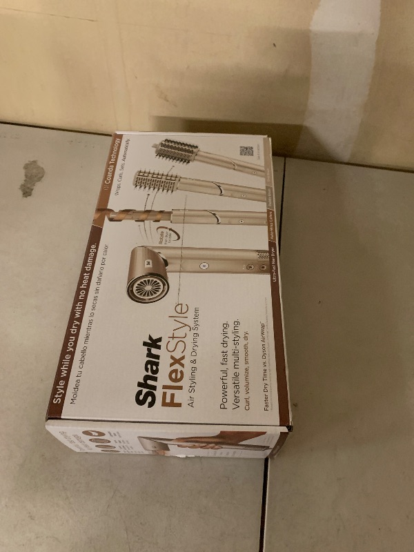 Photo 1 of Shark FlexStyle Air Styling & Drying System, Powerful Hair Dryer Brush & Multi-Styler with Auto-Wrap Curlers, Paddle Brush, Oval Brush, Concentrator Attachment, Stone, HD430