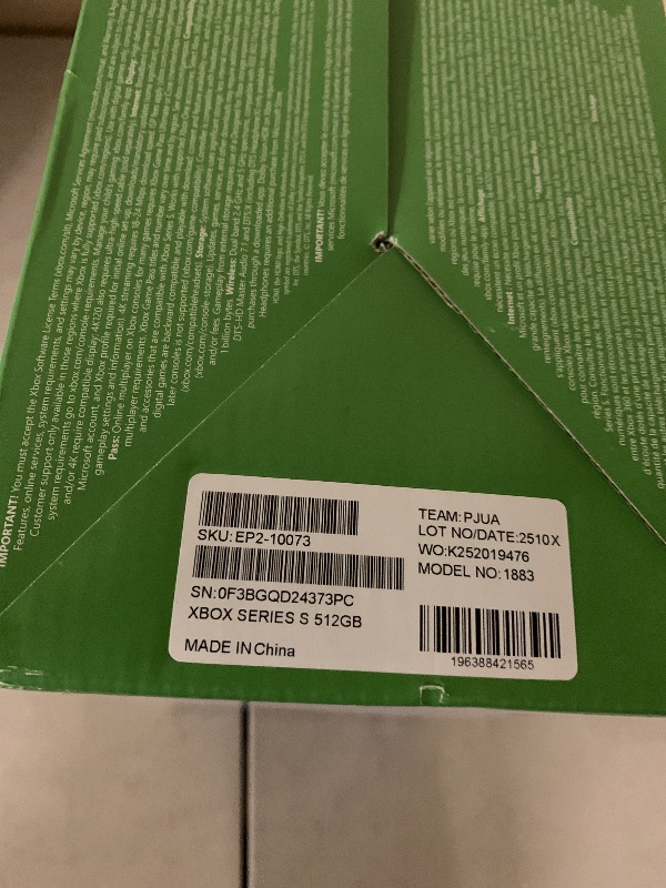 Photo 1 of Xbox Series S - All Digital Gaming Console - 512GB SSD - Includes Wireless Controller - 120FPS (Renewed Premium)