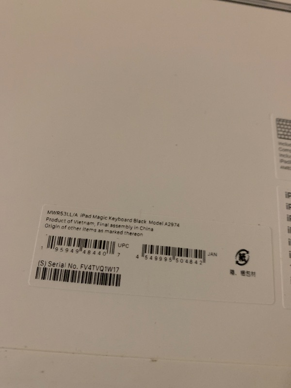 Photo 1 of Apple iPad Magic Keyboard Case for iPad Pro 13-inch (M4 and M5), Great Typing Experience, Built-in Trackpad, Function Row, US English - Black