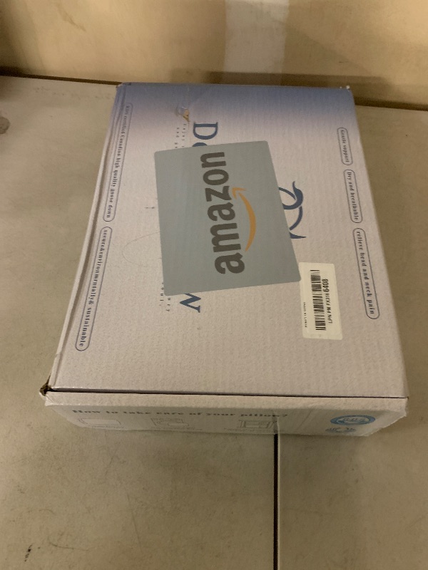 Photo 1 of Luxury Canadian White Goose Down Pillow Standard Size- 750+ Fill Power, 600 Thread Count Cotton Shell, Soft Down Pillows for Sleeping, Hotel Collection Pillow for Neck Pain Relief (1 Pack, 20"x26")