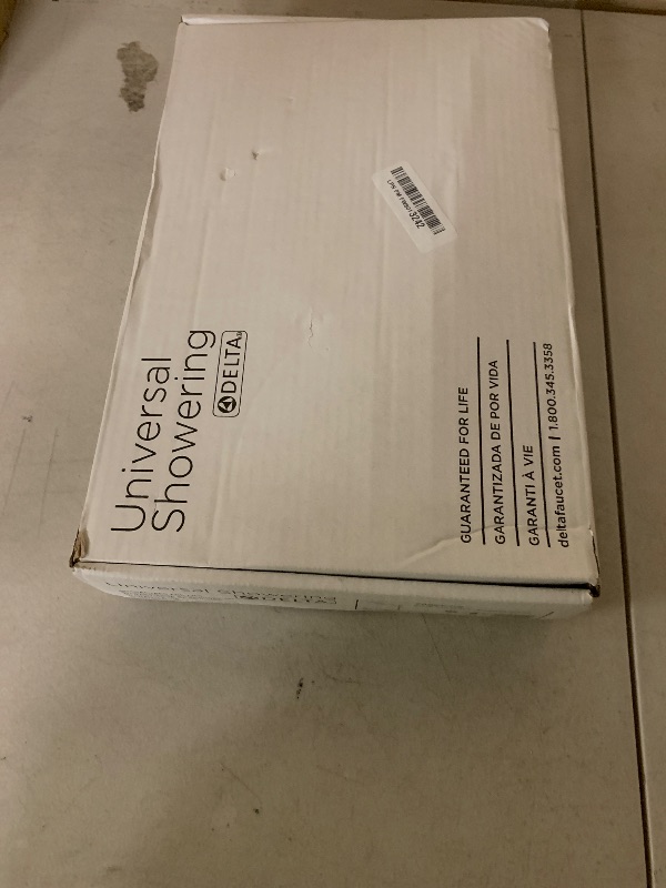 Photo 1 of Delta Faucet 10-inch Raincan Shower Head and Hand Held Shower Combo, Gold Square Shower Head, Rainfall Shower Head, Hand Shower, High Pressure Shower, 1.75 GPM Flow Rate, Champagne Bronze 75527-CZ