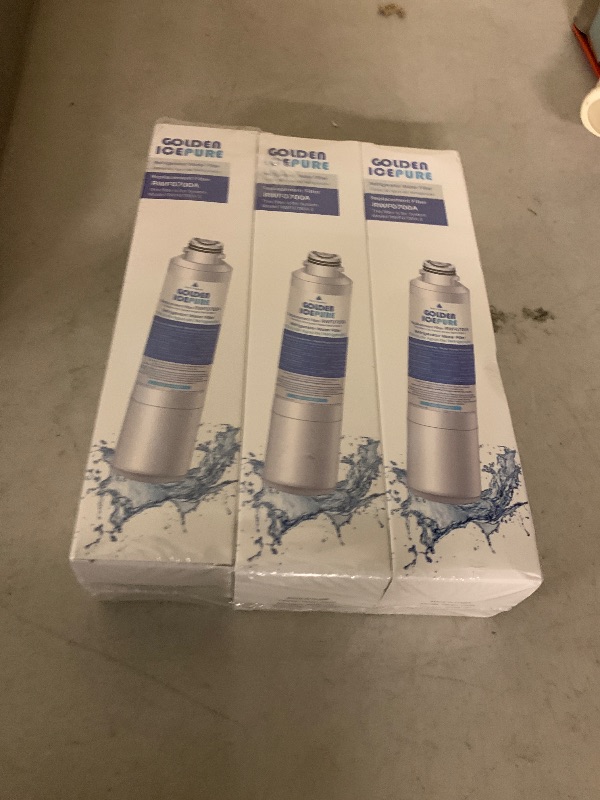Photo 1 of GOLDEN ICEPURE RWF0700A Refrigerator Water Filter Replacement for Samsung DA29-00020B, HAF-CIN/EXP, RF263BEAESR, RF28HMEDBSR, RF28HFEDTSR, RF28HFEDBSR, 3PACK