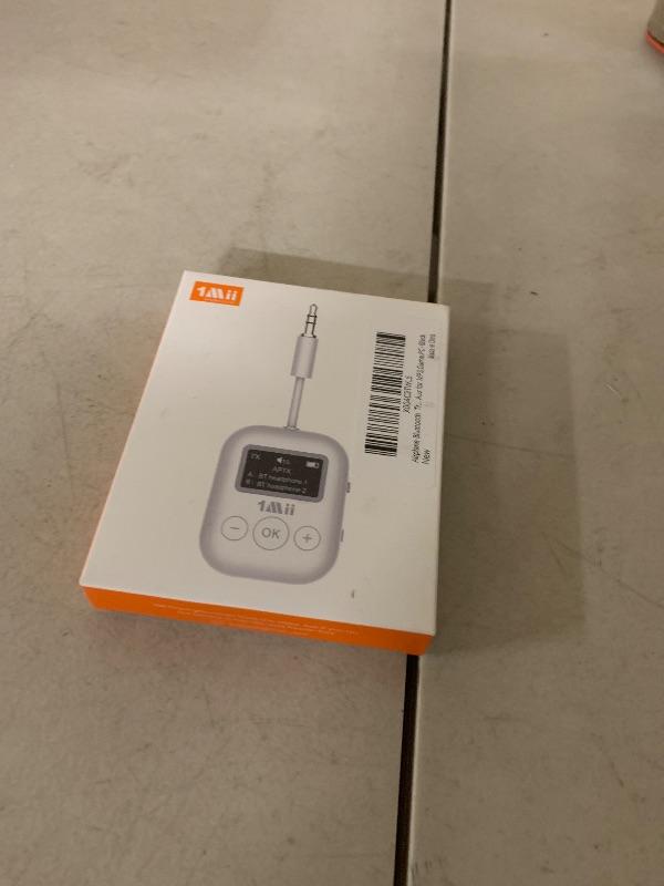 Photo 1 of 1Mii Airplane Bluetooth 5.3 Transmitter for All Headphones - Bluetooth Adapter for TV - Dual Connection - aptX Low Latency - Flying Travel, Wireless Audio Aux for MP3, Game, PC-Black