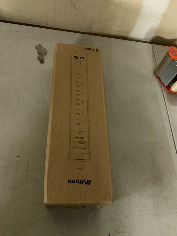 Photo 1 of 2 Pack Power Strip, 12FT Long Extension Cord, Surge Protector with 6 Outlets and 4 USB Ports (2 USB C), Flat Plug Overload Protection, Extension Cord 10+ ft, Wall Mount for Home Office Dorm College