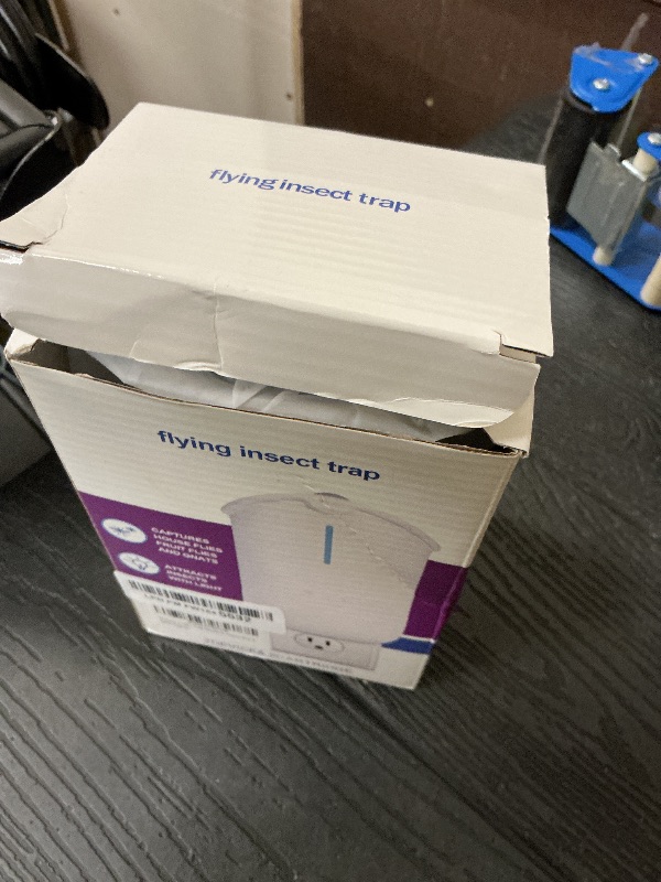 Photo 1 of 2 Flying Insect Traps & 2 Cartridges - Compatible with M364A Refill - Plug in Fruit Fly Trap for Indoor - Bug Catcher for Gnats, House & Fruit Flies - Use in Any Room (2 Device & 2 Cartridges)