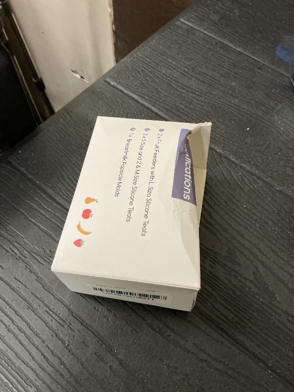 Photo 1 of 2 Pack Silicone Baby Fruit Feeder with Mini Freezer Tray, Breastmilk Popsicle Molds for Baby Teething Relief, Fresh Food Feeder for Safe Infant Self Feeding, Extra Food Pouches