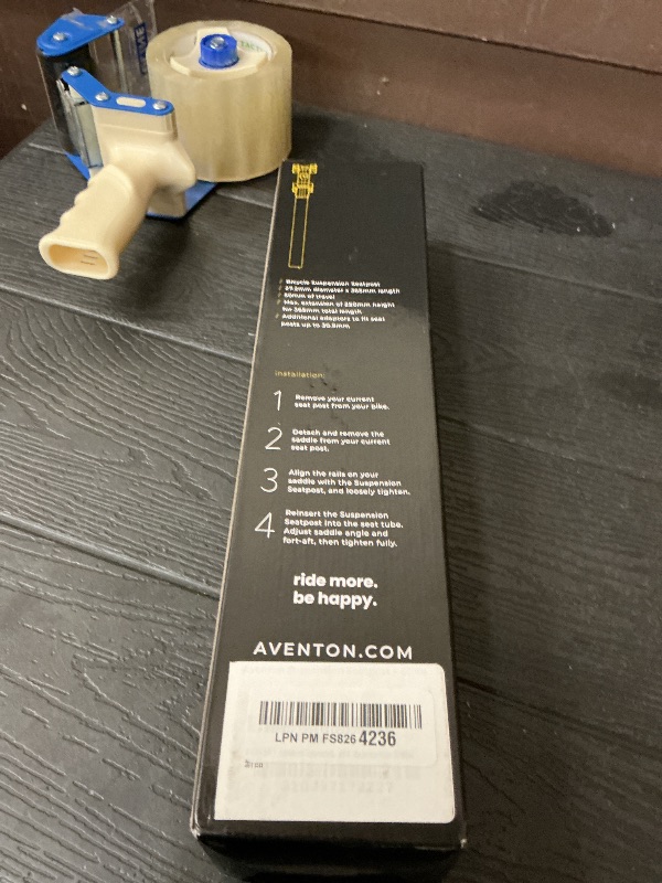 Photo 1 of AVENTON Advanced Suspension Bike seat Post -27.2mm seatpost with Dust Sleeve, seat Post Ideal for Road & Mountain Bikes E-Bikes